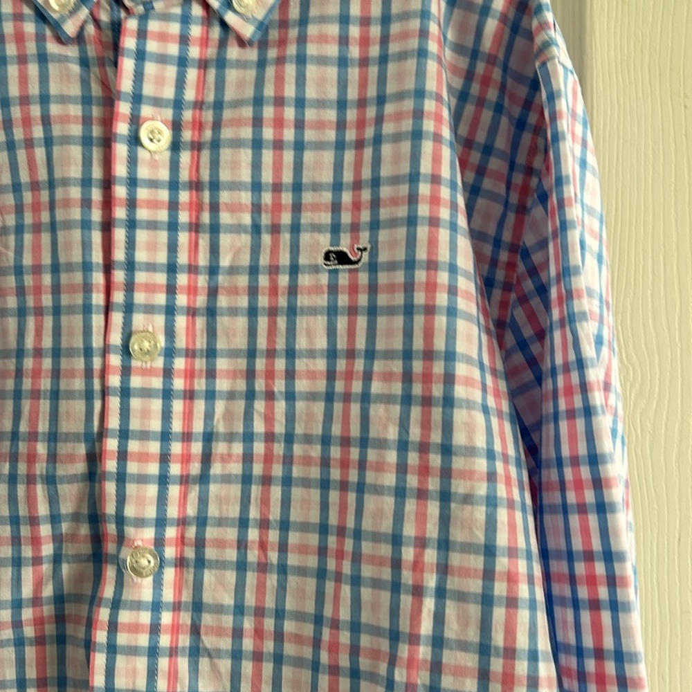 VINEYARD VINES BOYS STRIPPED BUTTON DOWN SIZE M (12-14) - Picture 6 of 6